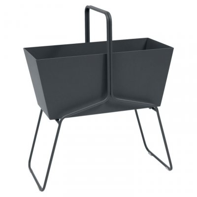 FERMOB  Jardini&egrave;re BASKET - 47 anthracite mat - 85 x 70 x 34 cm