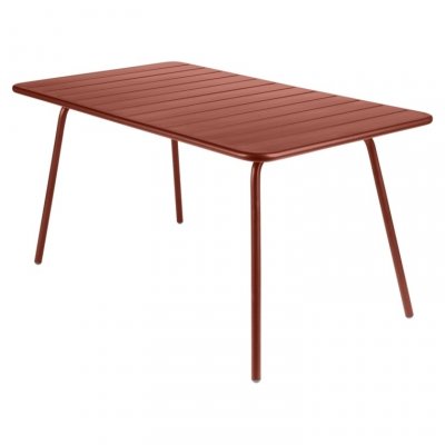 FERMOB  - Luxembourg Table, rectangulaire, 165 x 100 cm, rouge ocre