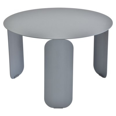 FERMOB  Table Bebop ronde - 26 gris orage - &Oslash; 60 cm