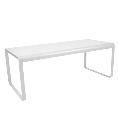 FERMOB  Table BELLEVIE - 01 blanc coton - 196 x 92 cm