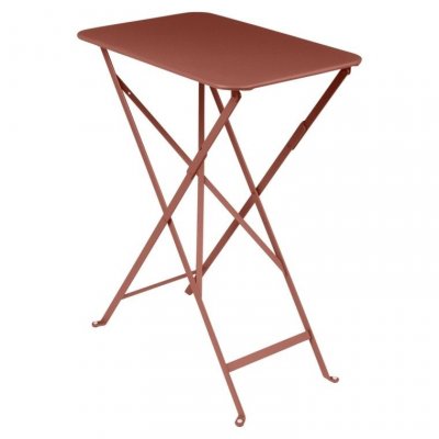 FERMOB  Table BISTRO rectangulaire - 20 ocre rouge - 37 x 57 cm