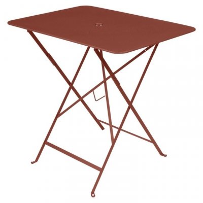 FERMOB  Table BISTRO rectangulaire - 20 ocre rouge - 77 x 57 cm