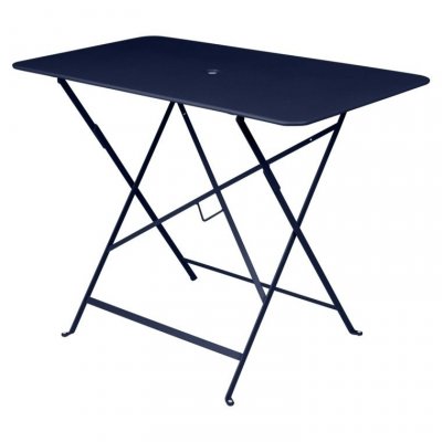 FERMOB  Table BISTRO rectangulaire - 92 bleu abysse - 97 x 57 cm