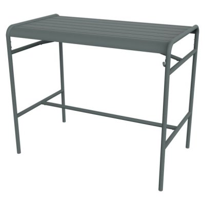Fermob Table de bar LUXEMBOURG haute - 26 gris orage