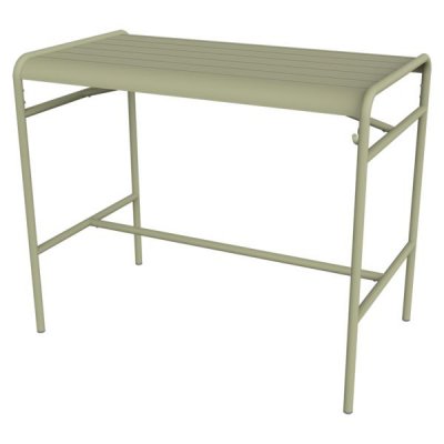 Fermob Table de bar LUXEMBOURG haute - 65 vert tilleul
