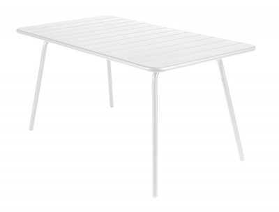 FERMOB  Table LUXEMBOURG - 01 blanc coton - 207 x 100 cm
