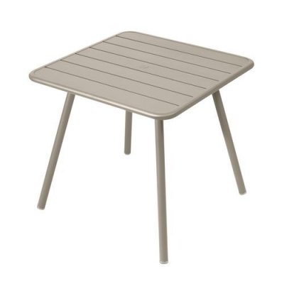 FERMOB  Table LUXEMBOURG - 14 muscade - 80 x 80 cm