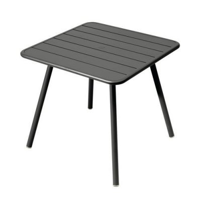 FERMOB  Table LUXEMBOURG - 42 r&eacute;glisse - 80 x 80 cm