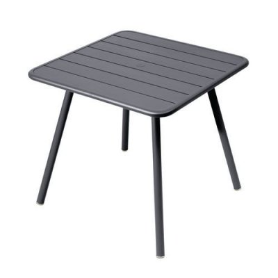 FERMOB  Table LUXEMBOURG - 47 anthracite mat - 80 x 80 cm