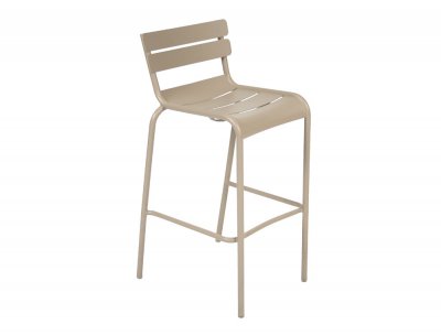 Fermob Tabouret de bar LUXEMBOURG avec dossier - 14 muscade