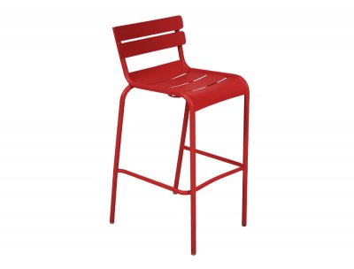 Fermob Tabouret de bar LUXEMBOURG avec dossier - 43 chili mat