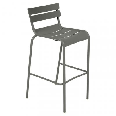 Fermob Tabouret de bar LUXEMBOURG avec dossier - 48 romarin mat
