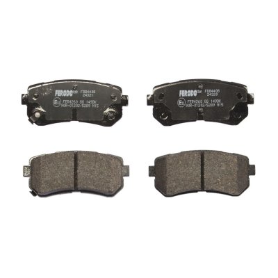 FERODO  FDB4408 Kit de plaquettes de frein, frein &agrave; disque - (lot de 4)
