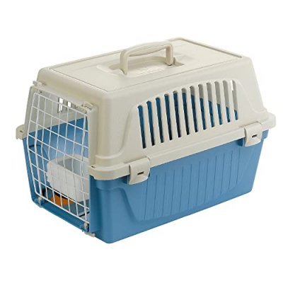 FERPLAST  Atlas 10 48x32.5x29 Cm Pet Carrier Blanc,Bleu 48x32.5x29 cm