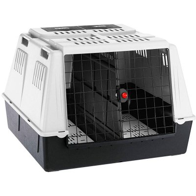 FERPLAST  Atlas Car Maxi Pet Carrier Blanc,Gris