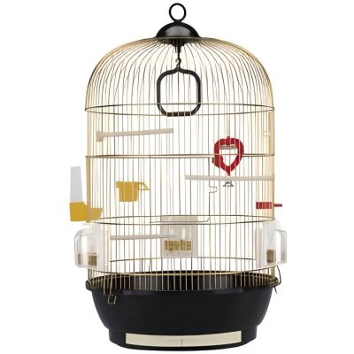 FERPLAST  Cage oiseau Diva laiton 