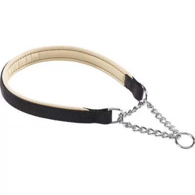 FERPLAST   DAYTONA CSS collier semi-&eacute;trangleur chien nylon rembourrage moelleux couleurs Noir 
