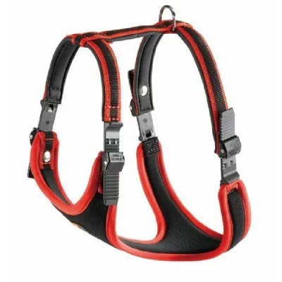 FERPLAST  Harnais Ergocomfort Large rembourr&eacute; - Diam&egrave;tre 50 / 60 cm - Largeur 55 / 65 cm - Rouge