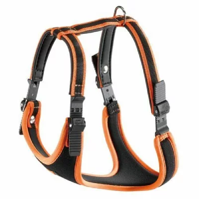 FERPLAST  Harnais Rembourr&eacute; ERGOCOMFORT MEDIUM, Fermeture &agrave; Double Micro-r&eacute;gulation, Fixation Facile