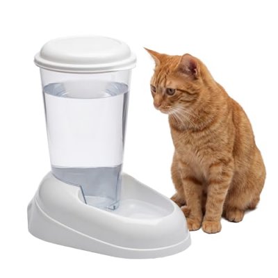FERPLAST  Nadir Distributeur D'eau Pour Chiens Colori Blanc Contenance 3 L