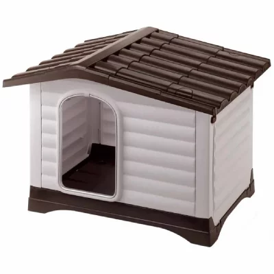 FERPLAST  Niche pour chiens Villa 70 Gris 73 x 59 x 53 cm 87253099