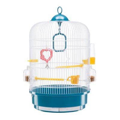 FERPLAST  Regina Cage &agrave; Oiseau Ronde Blanc 32,5 x 49 cm