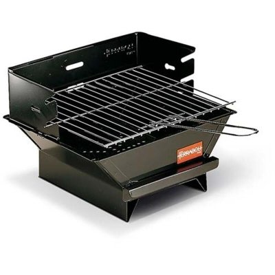 FERRABOLI  - Barbecue - Minigrill - Charbon de bois - Noir