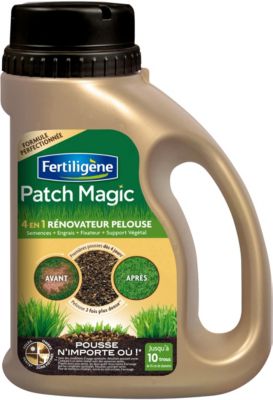 FERTILIGENE  Patch Magic Renovateur Gazon 4 en 1 Epandeur 750g