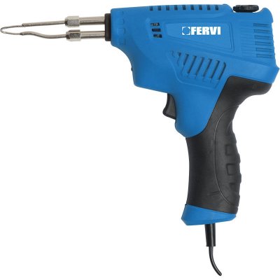 FERVI  0443 Multifonctions Fer &agrave; souder Instantan&eacute; 200W 230V Cyan/Noir