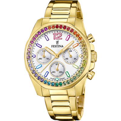 FESTINA  Boyfriend Rainbow F20609/2 Montre Quartz Femme