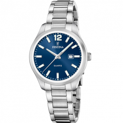 FESTINA  Classic Steel Watch F20737/4 Femme Bleu