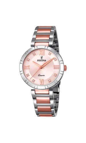 FESTINA  Femmes Analogique Quartz Montre avec Bracelet en Acier Inoxydable F16937/E