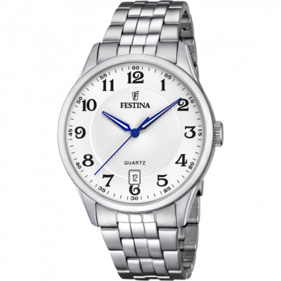 FESTINA  Hommes Analogique Quartz Montre avec Bracelet en Acier Inoxydable F20425/1