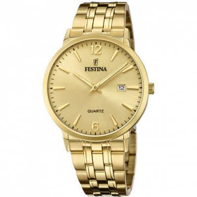 FESTINA  Hommes Analogique Quartz Montre avec Bracelet en Acier Inoxydable F20513/3