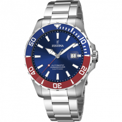 FESTINA  Hommes Analogique Quartz Montre avec Bracelet en Acier Inoxydable F20531/5