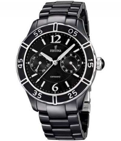 FESTINA  Montre Femme Analogique - Quartz - Acier Inoxydable - C&acute;Ramique Uf16622/2