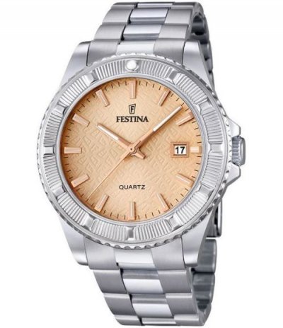 FESTINA  Montre Femme Analogique - Quartz - Acier Inoxydable Uf16684/2