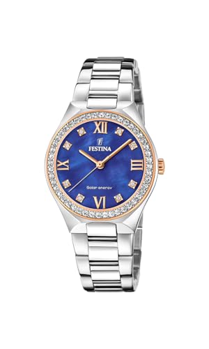 FESTINA  Solar Energy F20658/2 Bleu Acier Inoxydable Femme