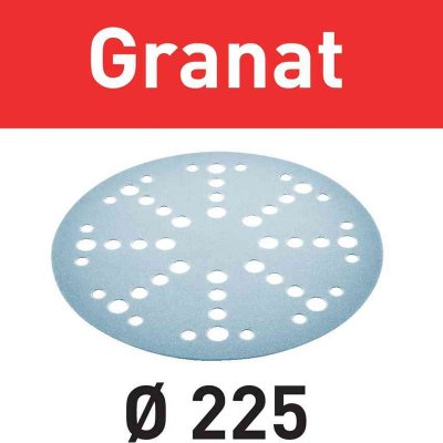 FESTOOL  - Abrasif Granat stf D225/48 P60 GR/25 - 205654