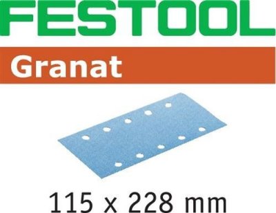 FESTOOL  Abrasifs  STF 115X228 P60 GR - Boite de 50 - 498945