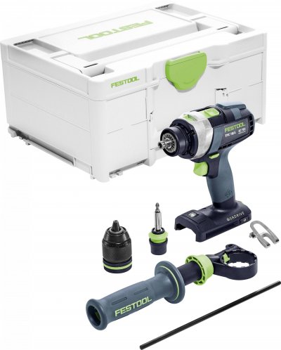 FESTOOL  Perceuse-visseuse &agrave; percussion sans fil QUADRIVE TPC 18/4 I-Basic - 575604
