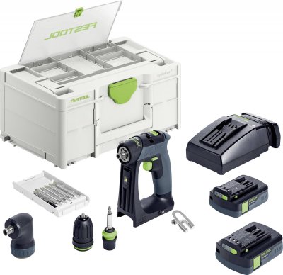 FESTOOL  - Perceuse-visseuse sans fil cxs 18 c 3,0-Set - 576884