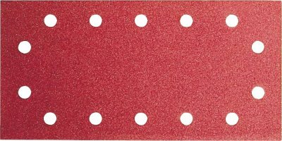 BOSCH ACCESSORIES Feuille abrasive 115x230 mm G40, RW, 14 trous, velcro - 10 pi&egrave;ces