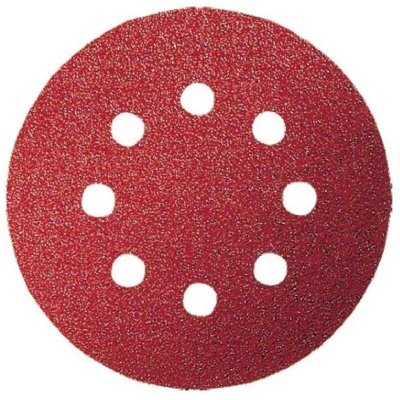 BOSCH Feuille abrasive &Oslash; 125 mm G240, WP, 8 trous, velcro - 5 pi&egrave;ces