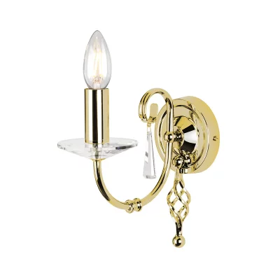ELSTEAD LIGHTING Feuille murale &Eacute;g&eacute;e 1XE14 h: 22 l: 21.5 b: 10