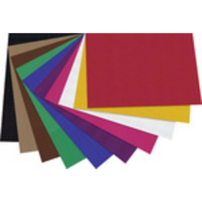 Feuille ondule ondulor media 50x70 assorti - Paquet de 10