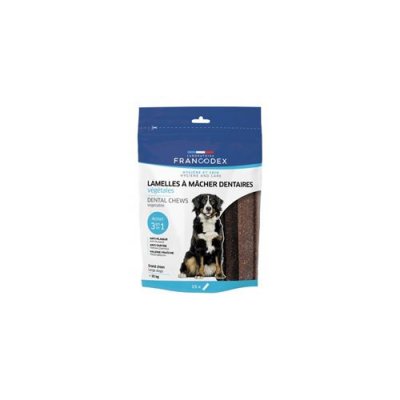 FRANCODEX Feuilles &agrave; Mastiquer Grand Chien 15 B&acirc;tonnets 