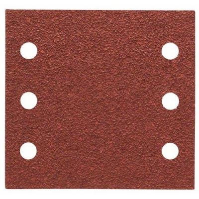 BOSCH Feuilles abrasives, set de 10 pi&egrave;ces 115 x 107 mm, 40