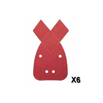 BOSCH ACCESSORIES Feuilles abrasives, set de 5 pi&egrave;ces 2x80 2x120 2x180