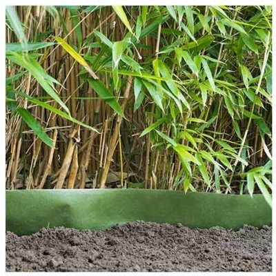 NATURE Feutre anti-racinaire en polypropyl&egrave;ne vert 225gr/m&sup2; 0,75x2,5m